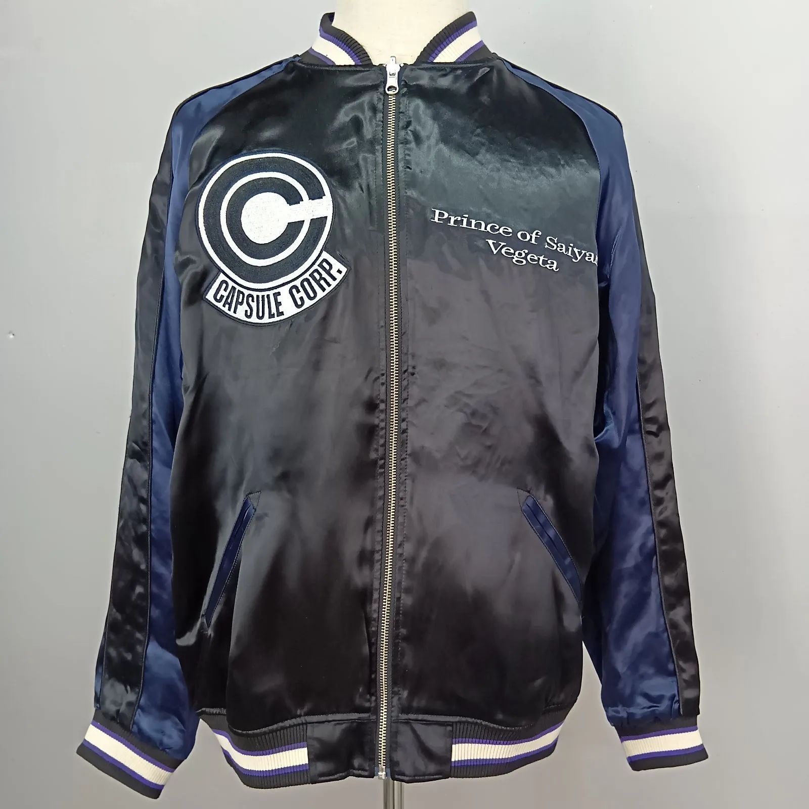 絡繰魂 ドラゴンボールZ コラボ ベジータ 総刺繍 スカジャン