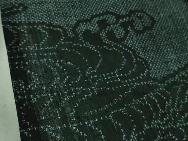 平和屋本店□極上 夏物 重要無形文化財 本場宮古上布 苧麻 立波文 逸品