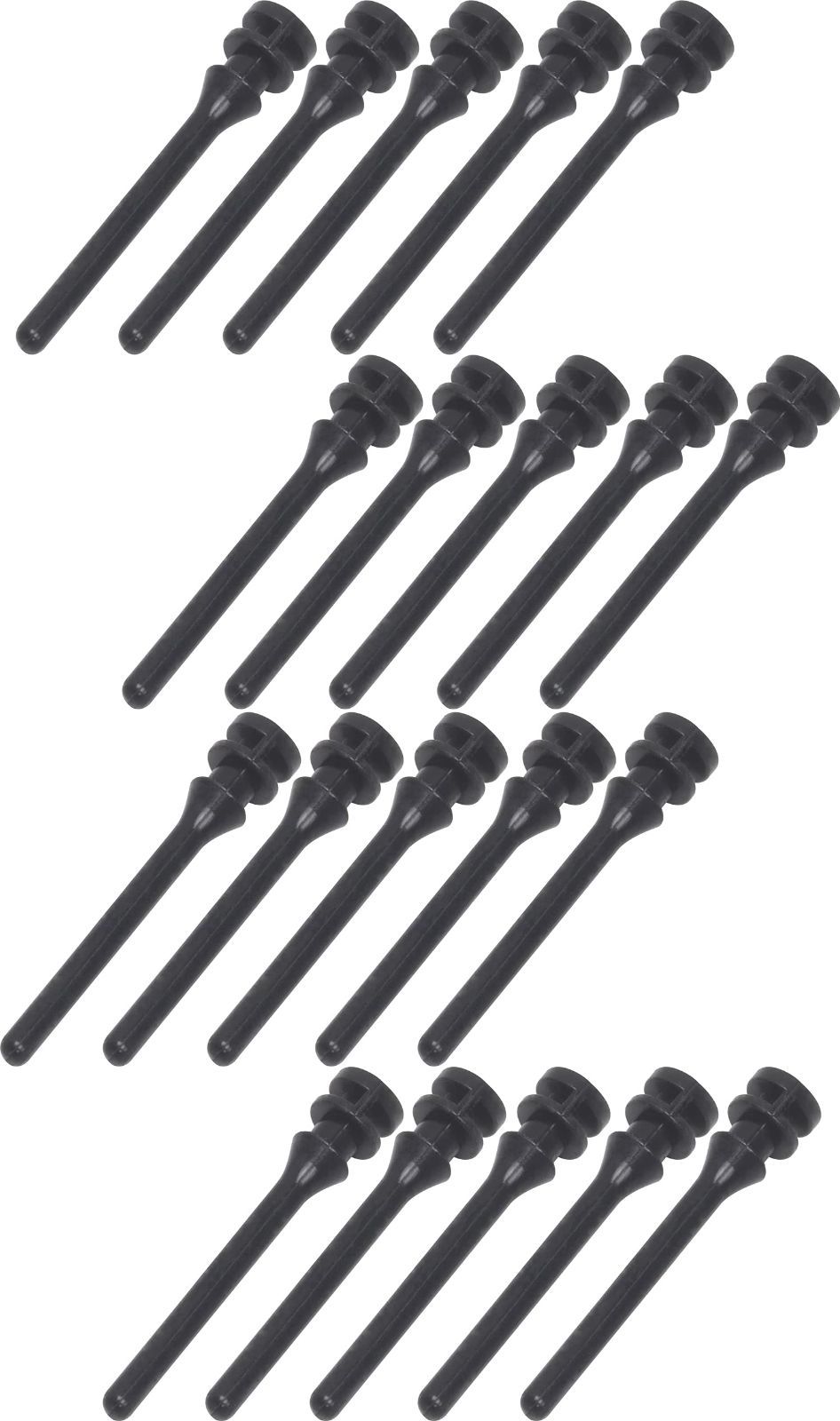 防振 約43mm 冷却ファンマウント用 ファン固定用 PCケース用 2点セット ゴム防振マウント 防振ゴムブッシュ オーディオファン