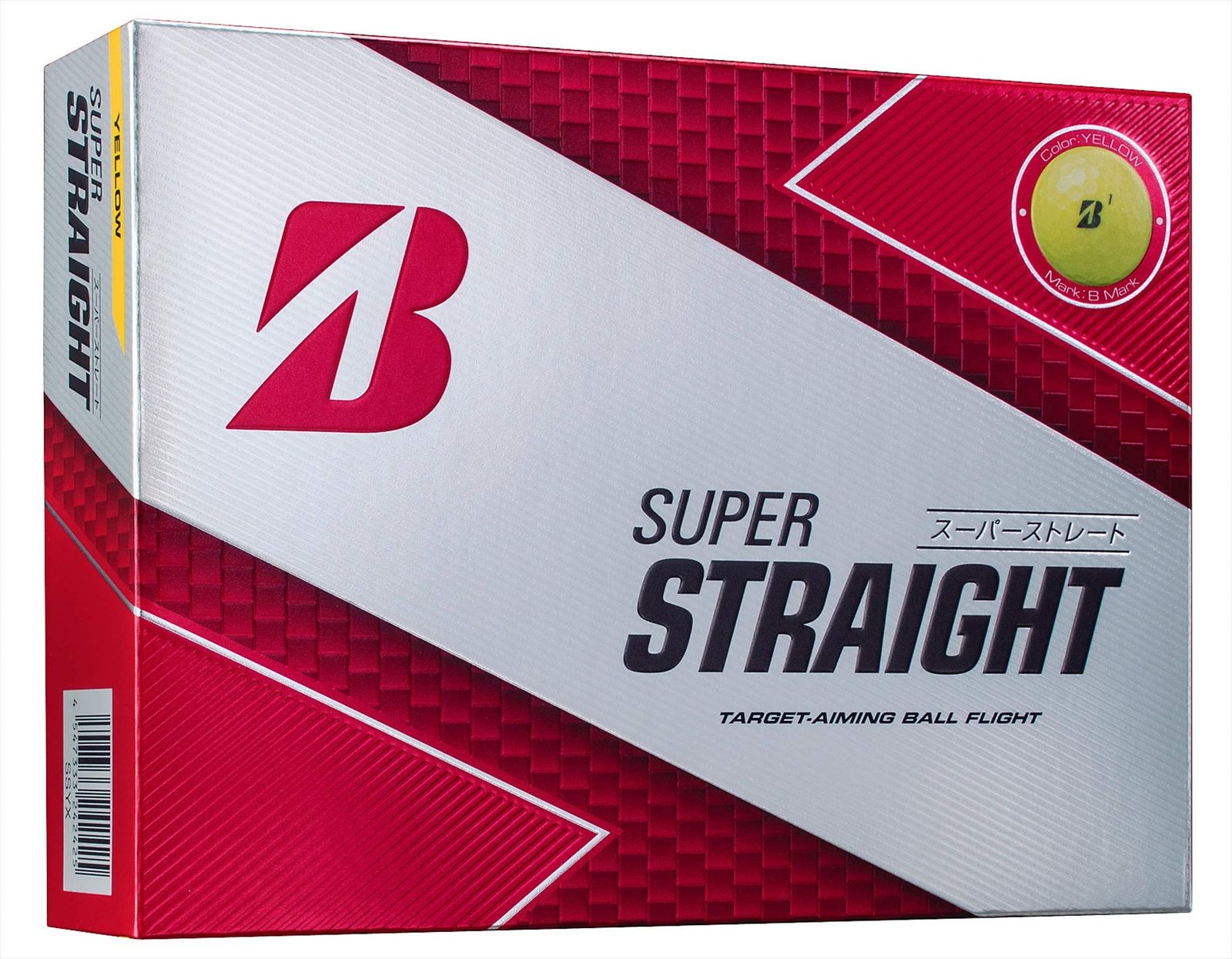 BRIDGESTONE(ブリヂストン)ゴルフボール 19スーパーストレート [イエロー]
