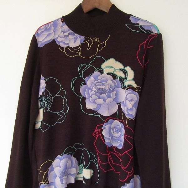 ☆美品☆　レオナール　セーター　４２ wxc レオナールスポーツ LEONARD SPORT ニット・セーター 42 こげ茶