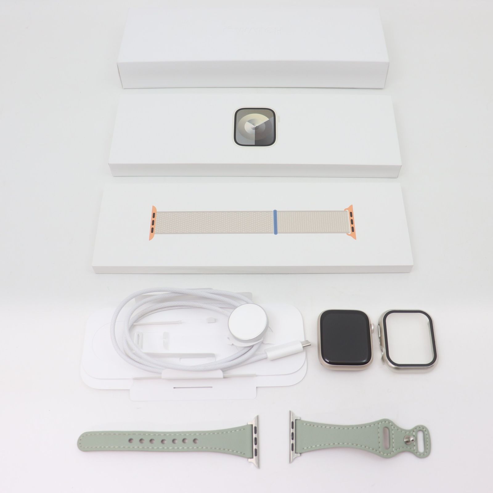 Apple Watch ていたい Series 9 45mmスターライト バッテリー100