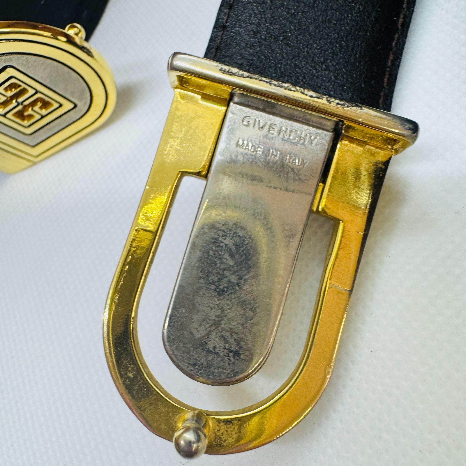 S【中古】GIVENCHY ジバンシー ベルト 2点セット メンズ