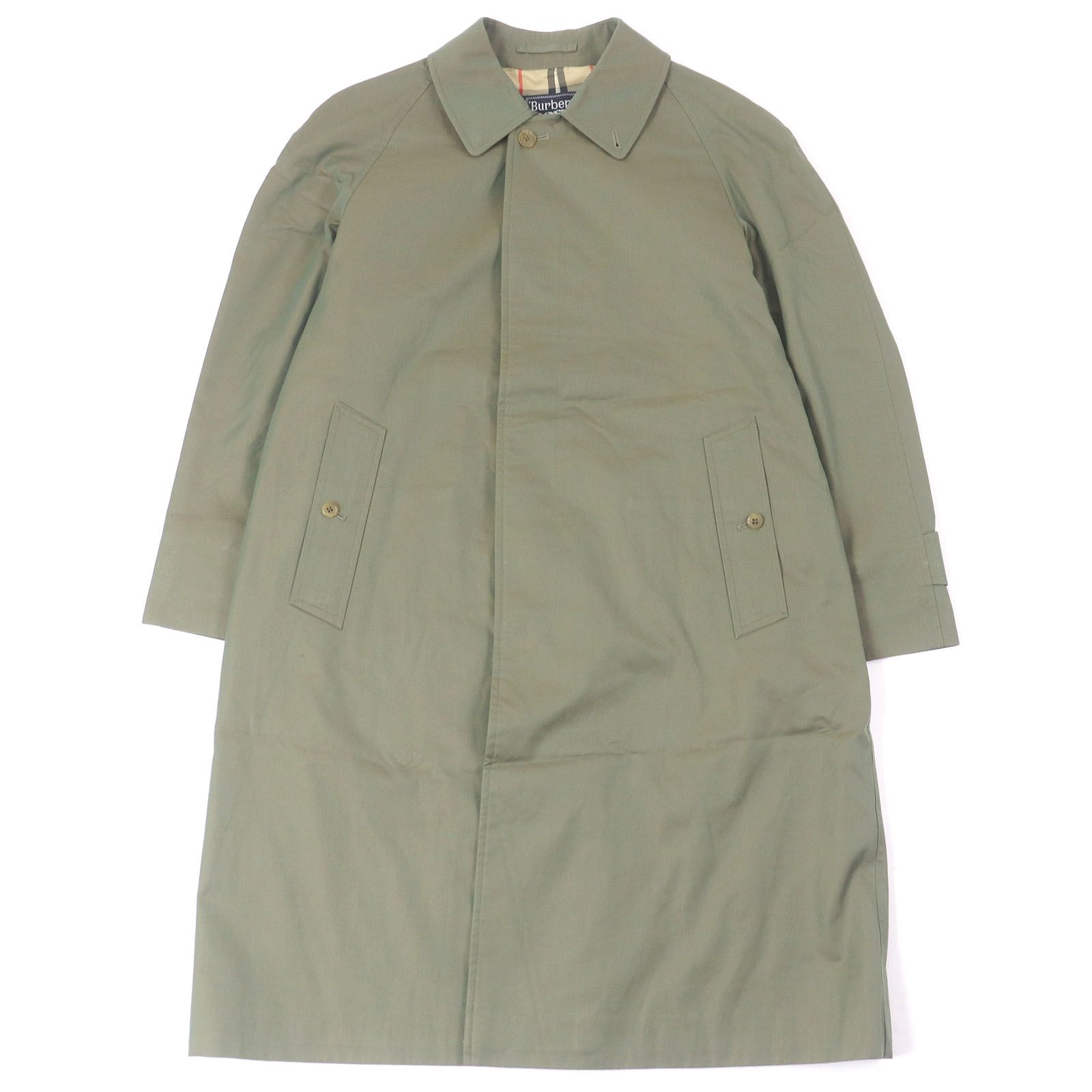 バーバリーズ ロングコート ステンカラーコート スプリングコート 美品
