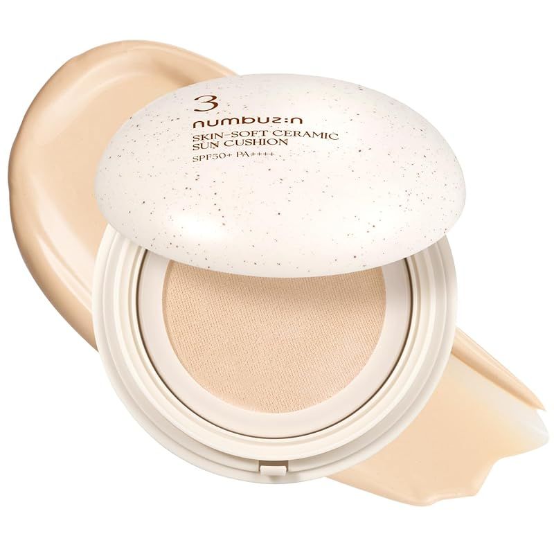 ナンバーズイン(numbuzin) ナチュラル 3番 ノーファンデ陶器肌トーンアップクッション SPF50+PA++++ 20g | 化粧下地 韓国コスメ 韓国化粧下地 UVケア 日焼け止め 0