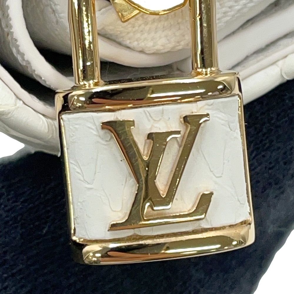 ルイヴィトン 二つ折り財布 モノグラム パイソン ポルトフォイユ・ルー  