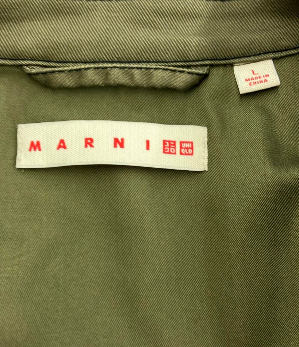 美品 ユニクロ オーバーサイズユーティリティジャケット マルニコラボ