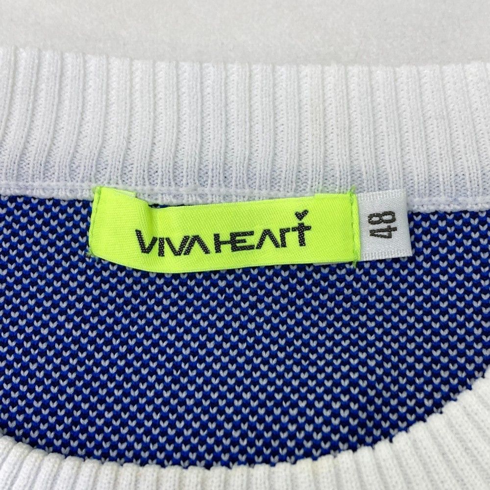 サイズ：48 VIVA HEART ビバハート ニットセーター ブルー系