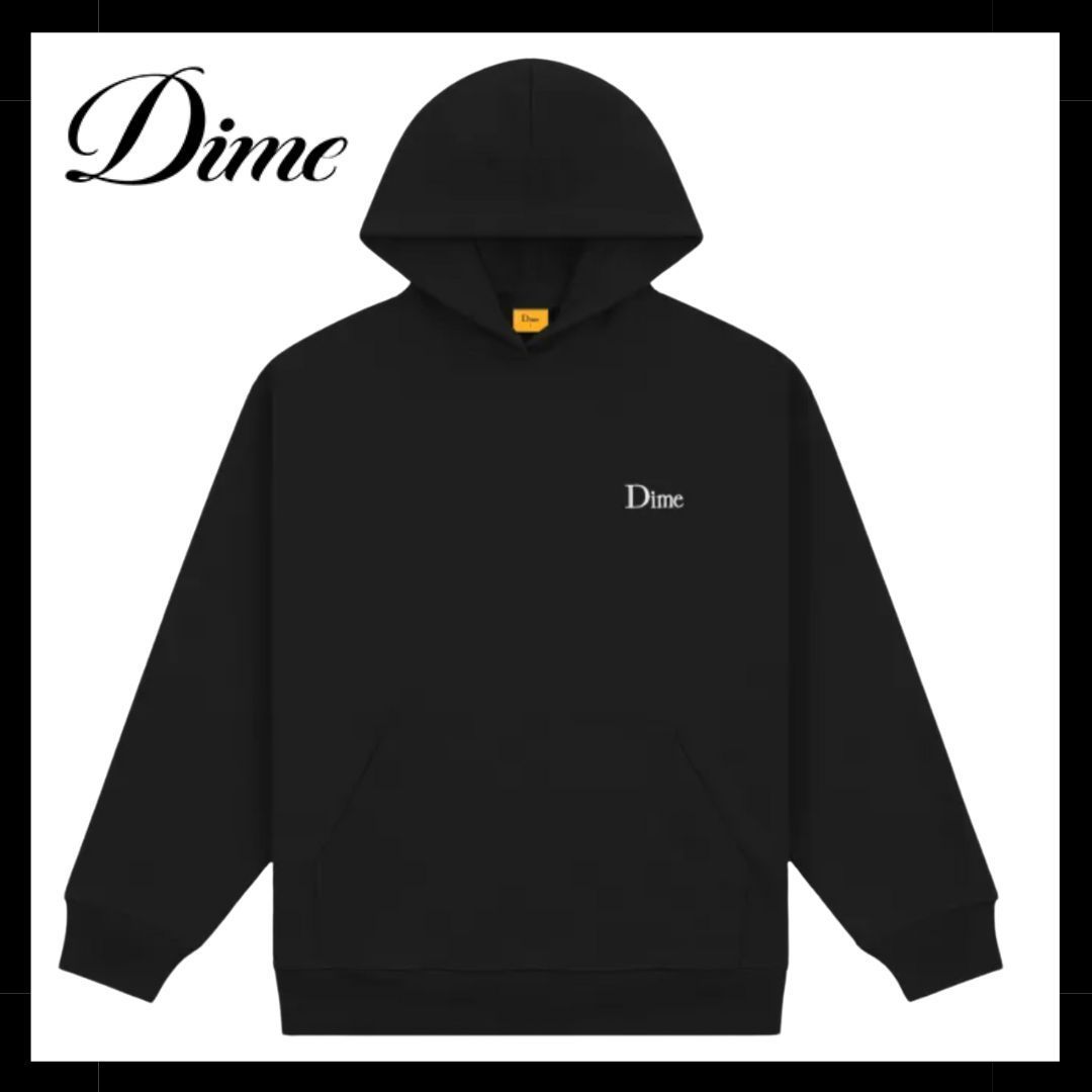 Dime ダイム Classic Small Logo Hoodie / Black パーカー / スウェット
