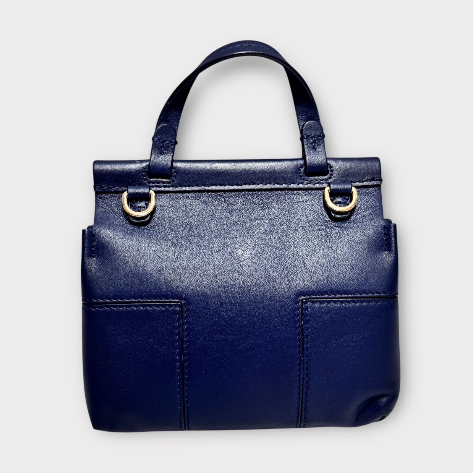 美品 TORY BURCH トリーバーチ ハンドバッグ トートバッグ パンチング 