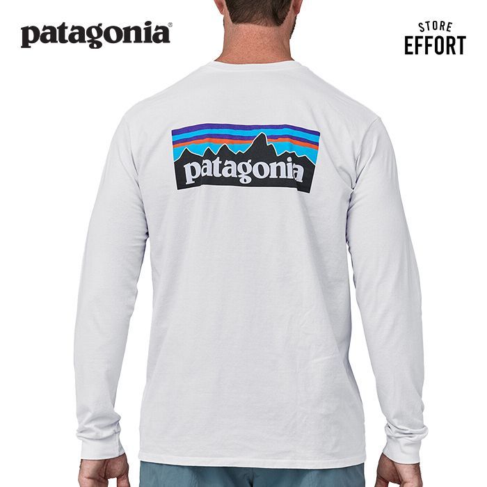 ★新品未使用★【patagonia】パタゴニア 38518 M's L/S P-6 Logo Responsibili-Tee /メンズ ロゴ長袖Tシャツ