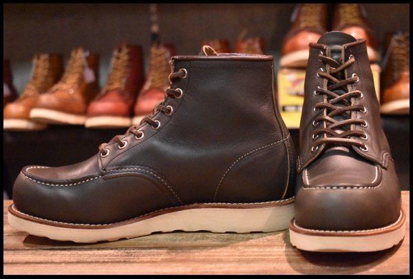 【7.5E 良品 14年】レッドウィング 8180 アイリッシュセッター 緑 カンガタン グリーン レースアップ ブーツ redwing HOPESMORE【EF268】