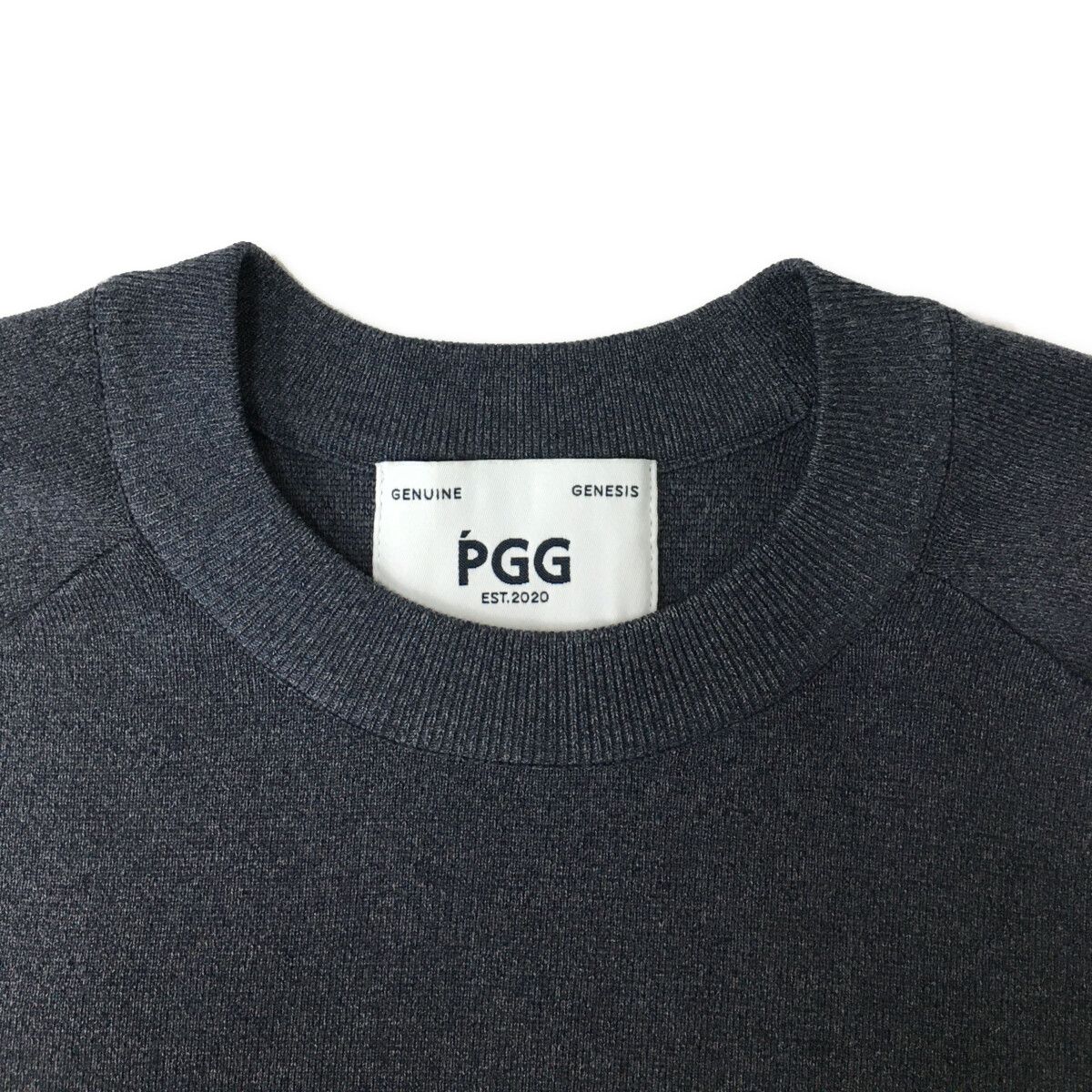 メンズ ピージージー PGG セーター 4(M) グレー系 クルーネック ニット