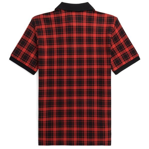 ラルフローレン プラッド半袖ポロシャツ