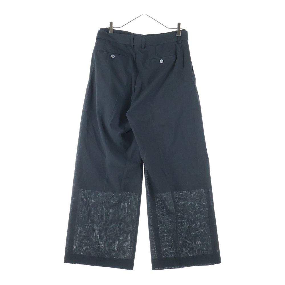 IRENISA イレニサ 25 SS Wool Belt Pants ウールベルトパンツ グレー IH-25 SS-B 042-ETN