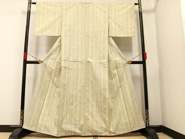 平和屋着物○本場大島紬 薩摩結城 笹竹文 正絹 逸品 AAAZ4886ph - メルカリ