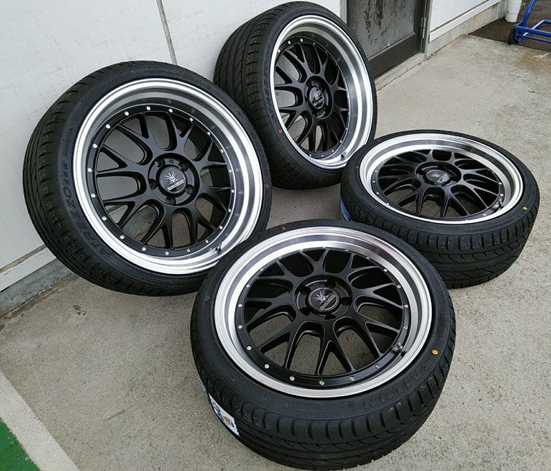 ※専用出品4/4※‥19インチ ホイールセット SUBARU アルミホイール WRX S4 4本セット 19インチ 10.5J PCD5