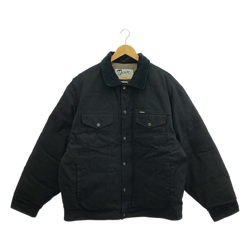 Supreme Schott Canvas Down Trucker Jacket (FW22) - $338