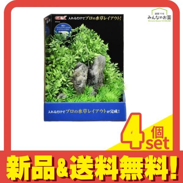GEX 癒し水景 アクアキャンバス 1個入 F-L 4個セット
