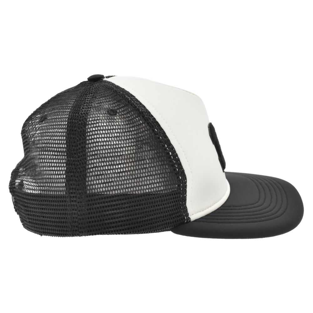 Celine キャップ CELINE (セリーヌ) ナンバー刺繍メッシュキャップ ブラック/ホワイト