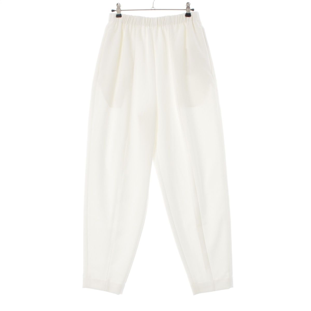 エンフォルド フロント カーブ ワイド パンツ ボトムス 300HA231‐2090 ホワイト 38