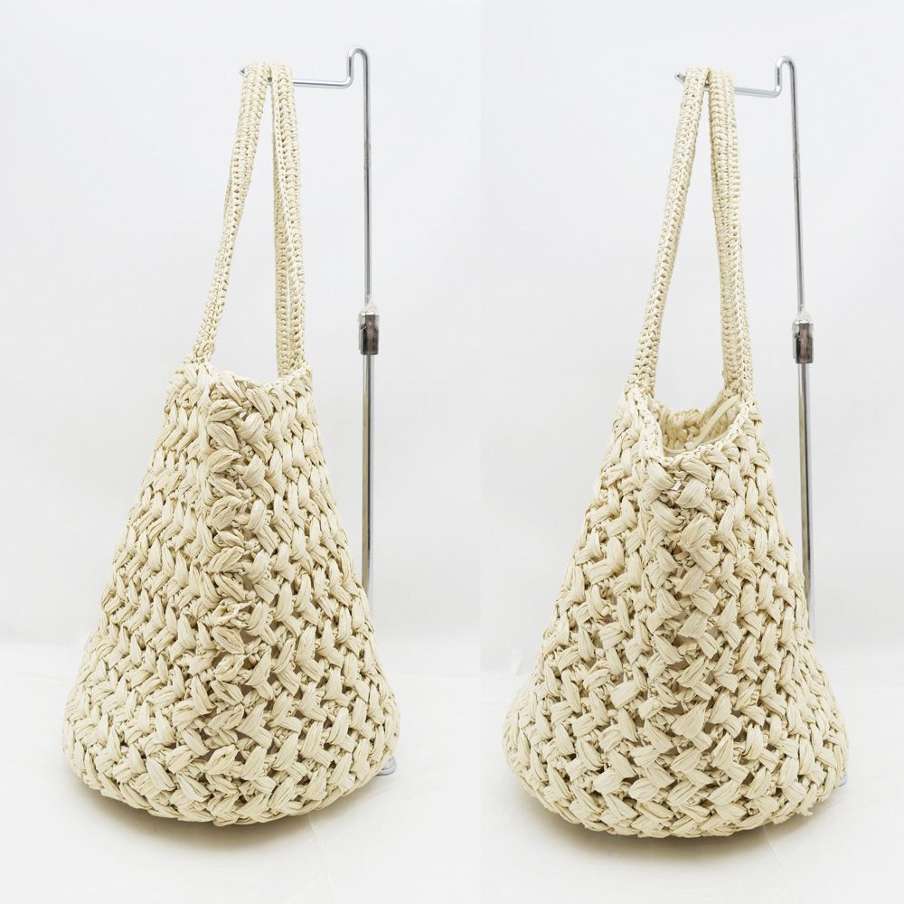 新品THE ROW ザロウ estelleエステレ かごバッグ トートラフィア 名東