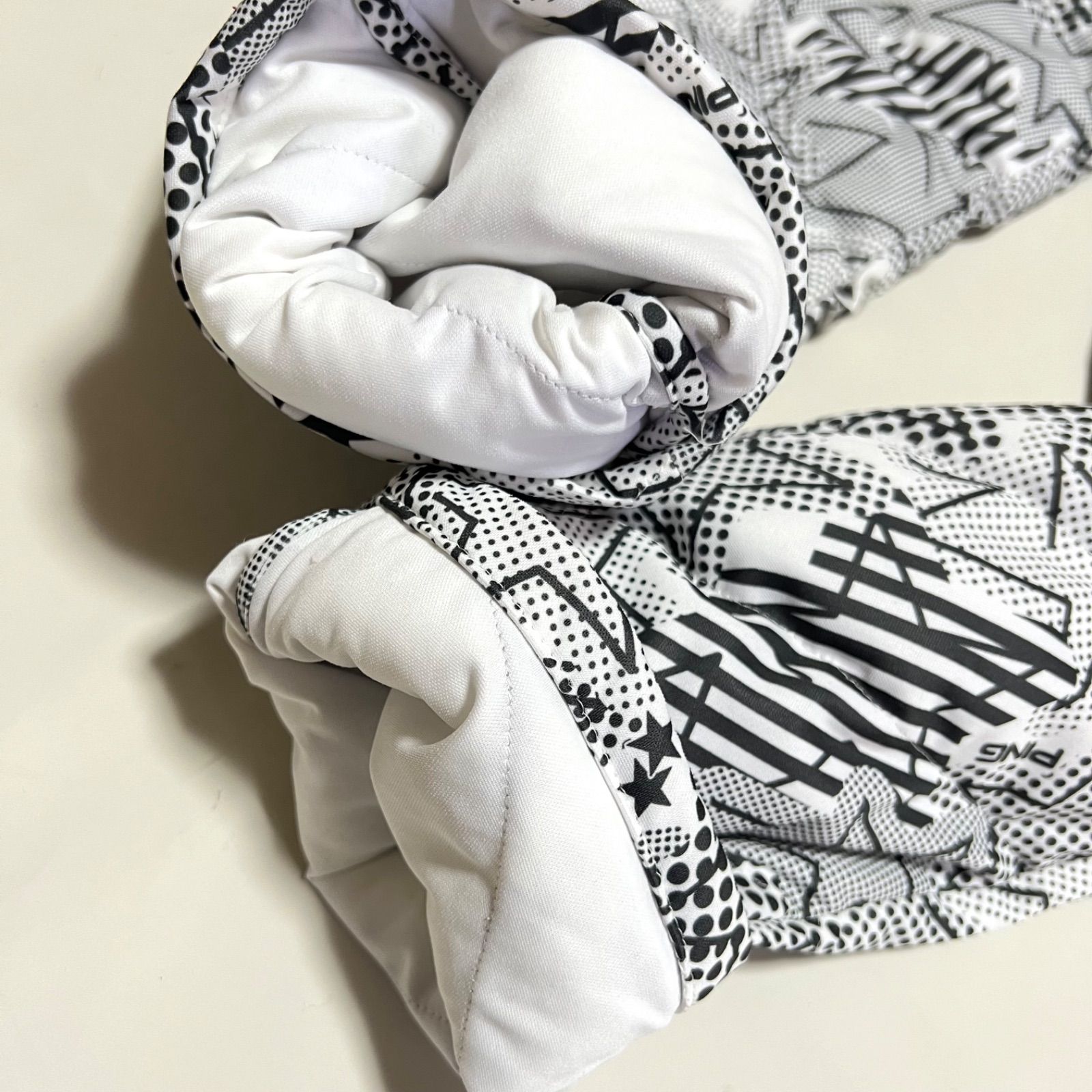 極美品 PING 中綿ブルゾン L パンツ M セットアップ 総柄 白 星 ロゴ