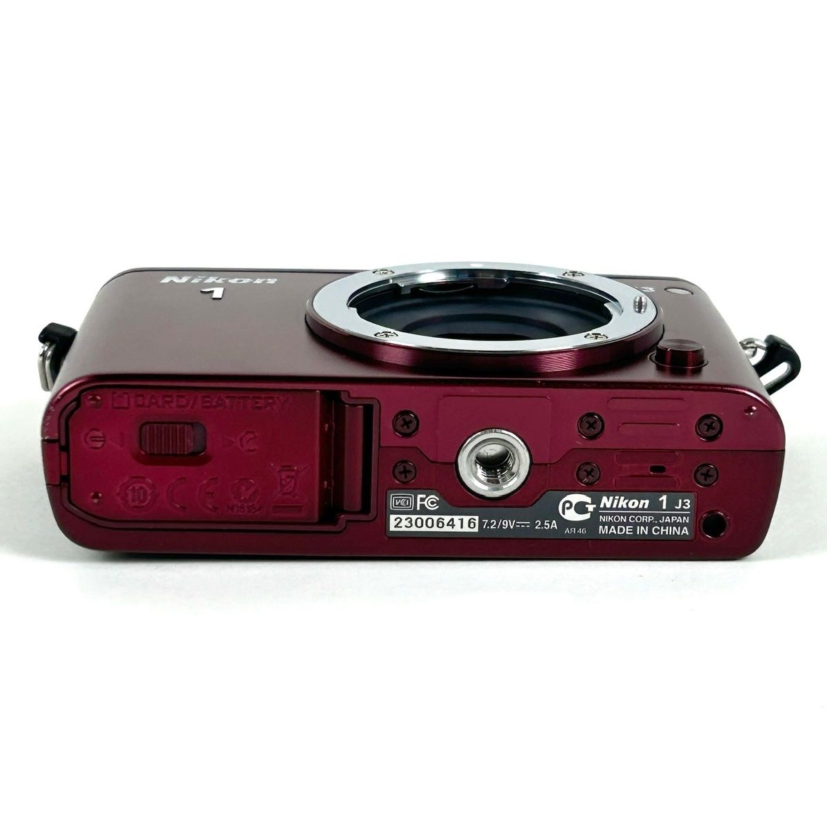 【動作品】Nikon1 J3 ミラーレス ボディレッド ニコン Nikon 1 J3 ボディ レッド デジタル ミラーレス 節約 一眼
