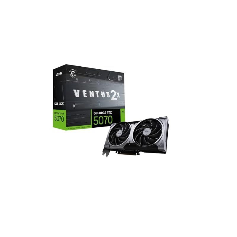 MSI GeForce RTX 5070 12G VENTUS 2X OC グラフィックスボード VD9071