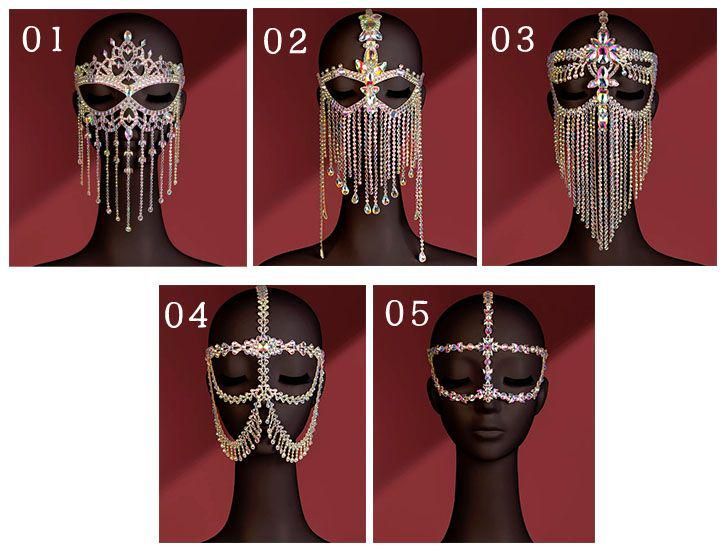 フェイス ベール チェーン ベリーダンス ハンドメイド オーダーメイド