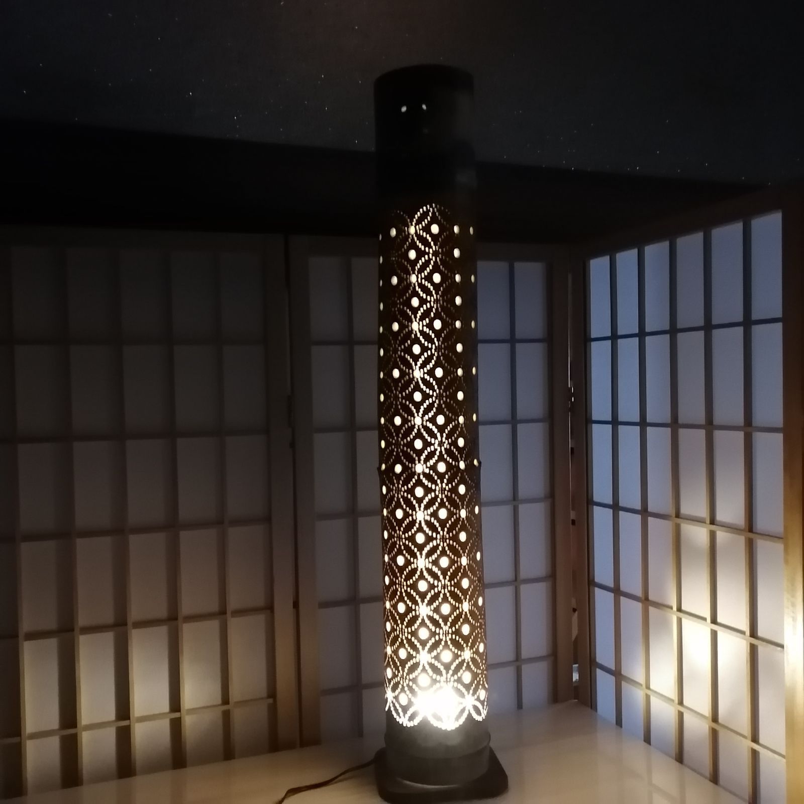 癒し灯火　竹行灯　No23233 癒し灯火 竹行灯 No23233 - メルカリ