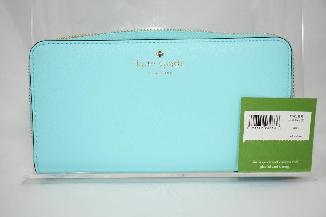 kate spade PWRU3898-439 レザー ラウンドファスナー長財布 kate spade PWRU3898-439 レザー ラウンドファスナー長財布