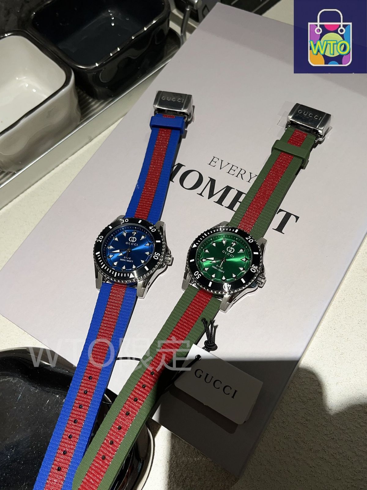 専用☆グッチ GUCCI 腕時計 今日WTO】GUCCI グッチ ダイブシリーズ 金属感が強く、スポーツ