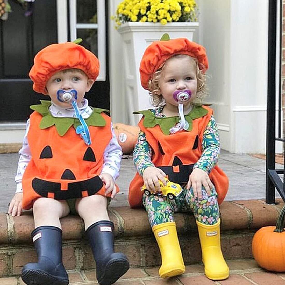 新着商品】子供 かぼちゃ ハロウィン コスプレ ベビー 女の子 男の子