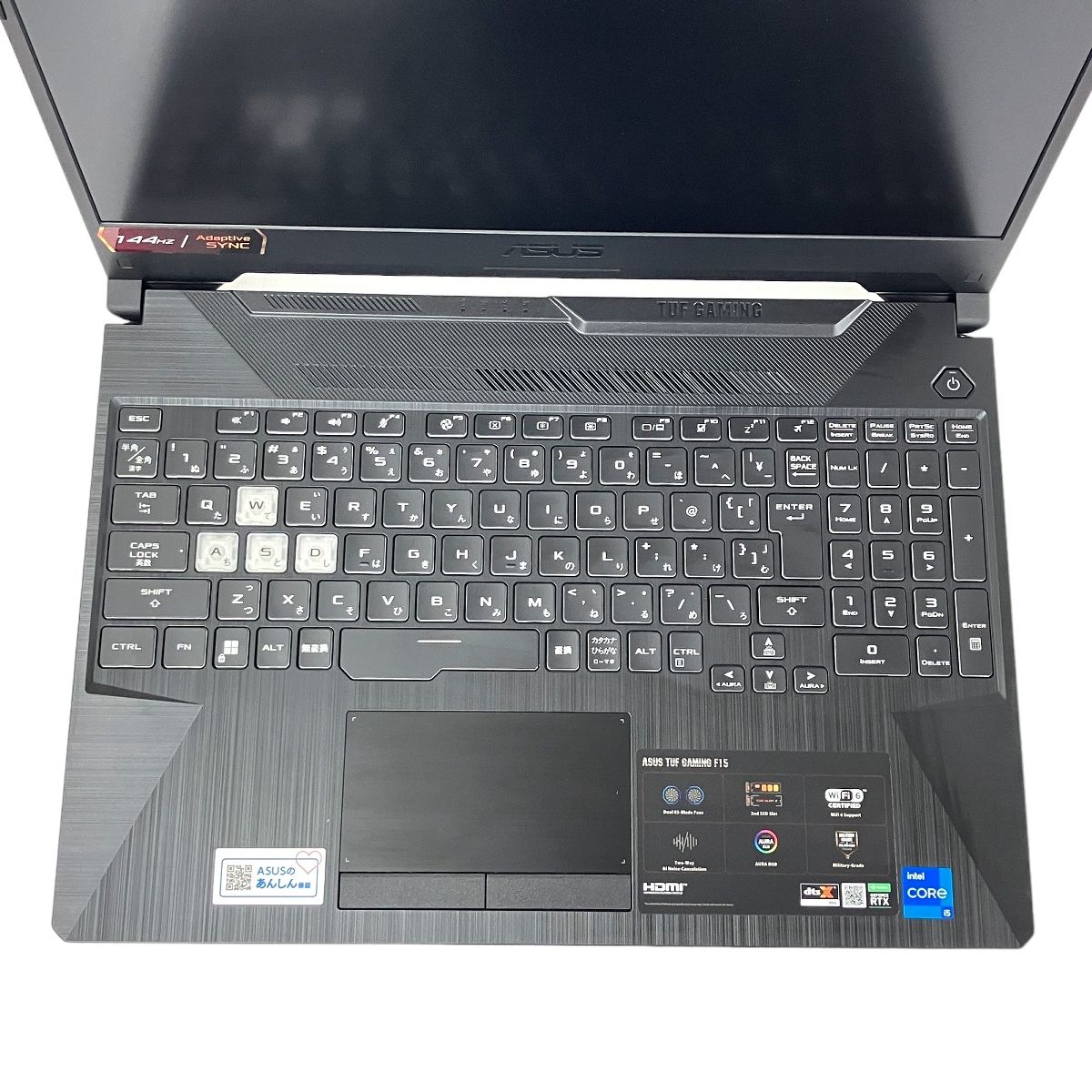 動作保証】ASUS TUF Gaming F15 FX506HM-I7R3060W11 ゲーミング ノート PC i5 11400H 6Core  16GB SSD 512GB 15.6インチ FHD RTX 3060 Win11 T8846103 - メルカリ