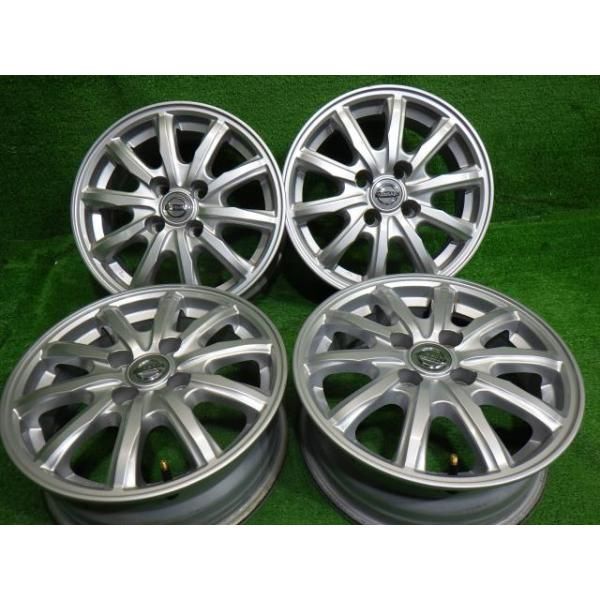 日産 NISSAN 純正 日産純正OP エスティーロ 14ｲﾝﾁ 5.5J 4穴 4本 100 +