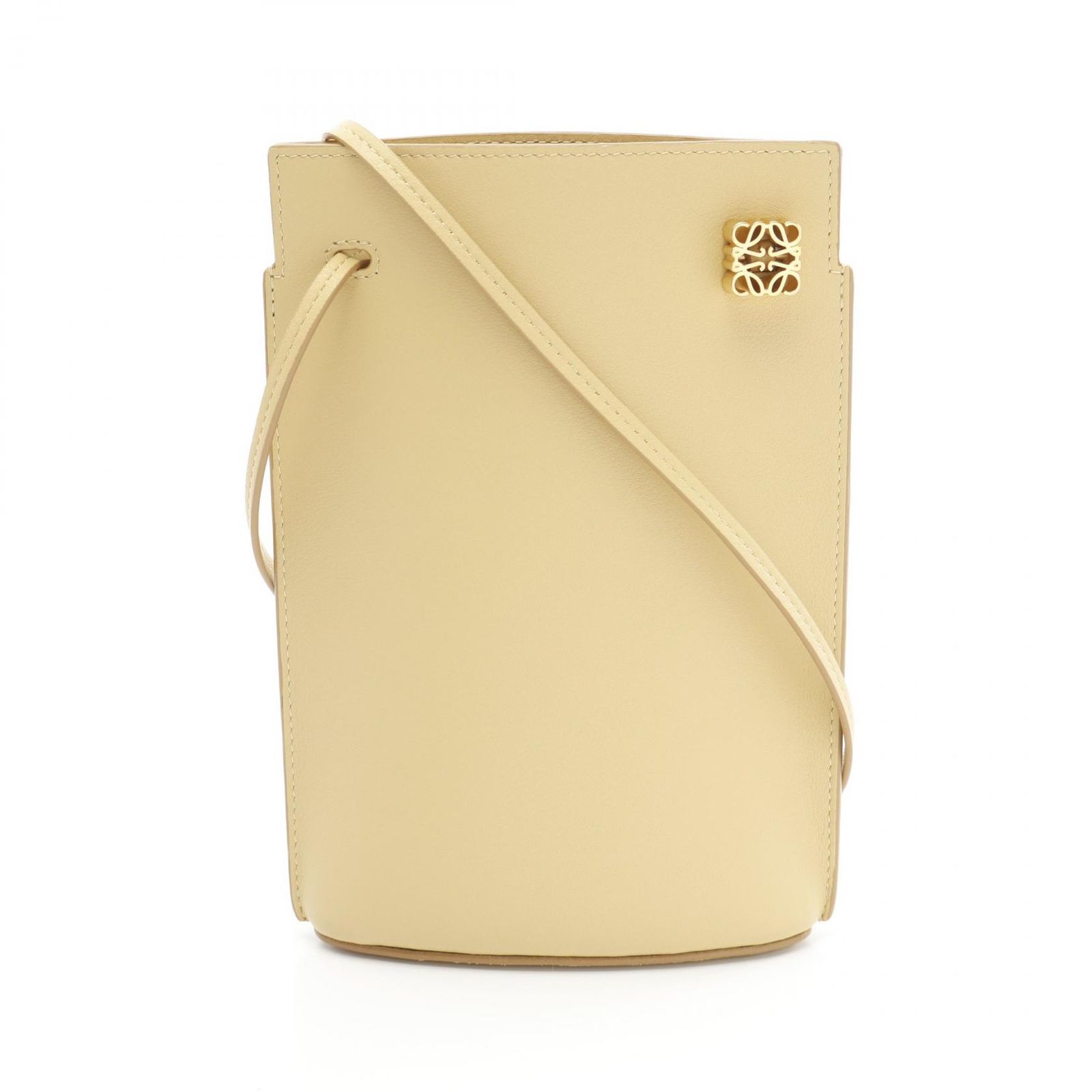 ロエベ LOEWE ショルダーバッグ ダイスポケット レザー ミントグリーン 