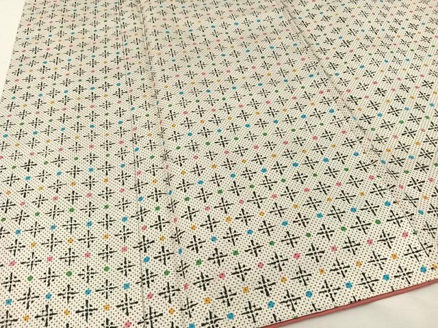 平和屋着物○本場大島紬 鳳凰花菱文 正絹 逸品 未使用 AAAW4049np