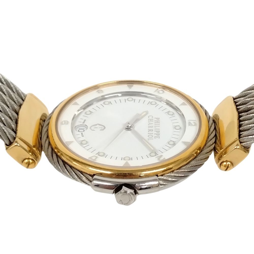 稼働品☆ フィリップシャリオール サントロペ 12Pダイヤ 7007901 楽天