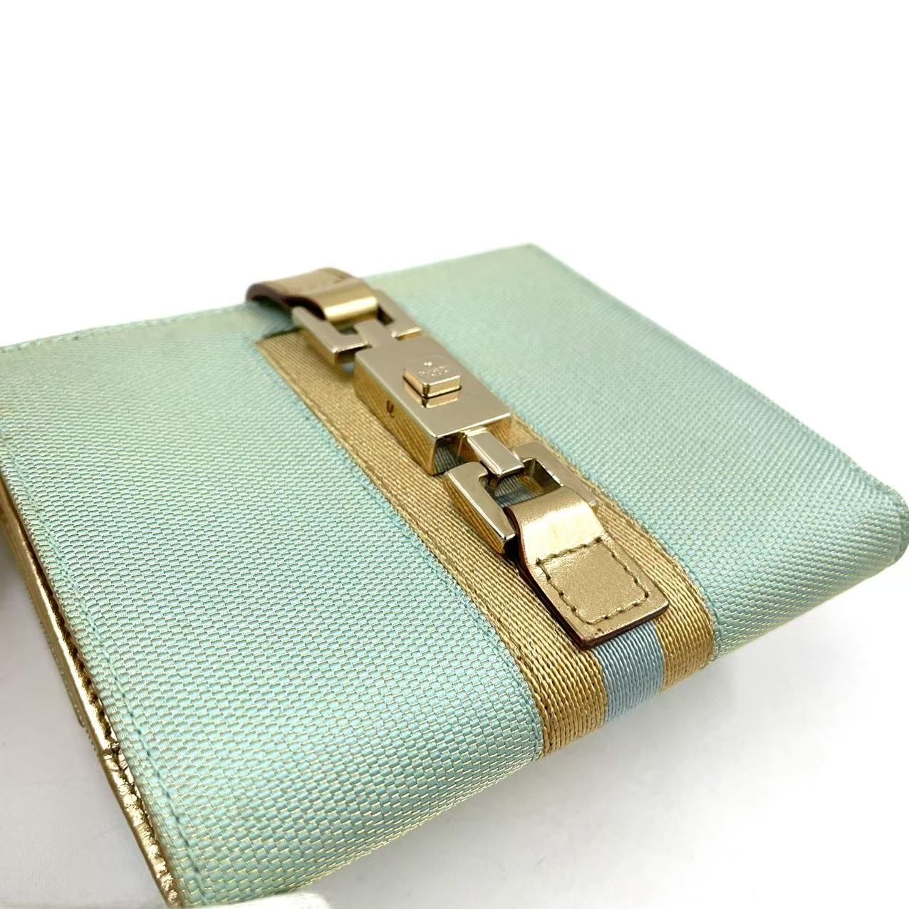 GUCCI ジャッキー ホースビット Wホック レザー×キャンバス