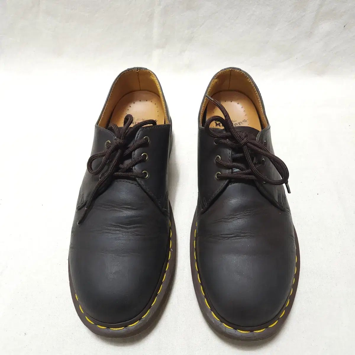 8 UK DR. MARTENS ドクターマーチン 1461 3ホール ヴィンテージブラウン 270 275
