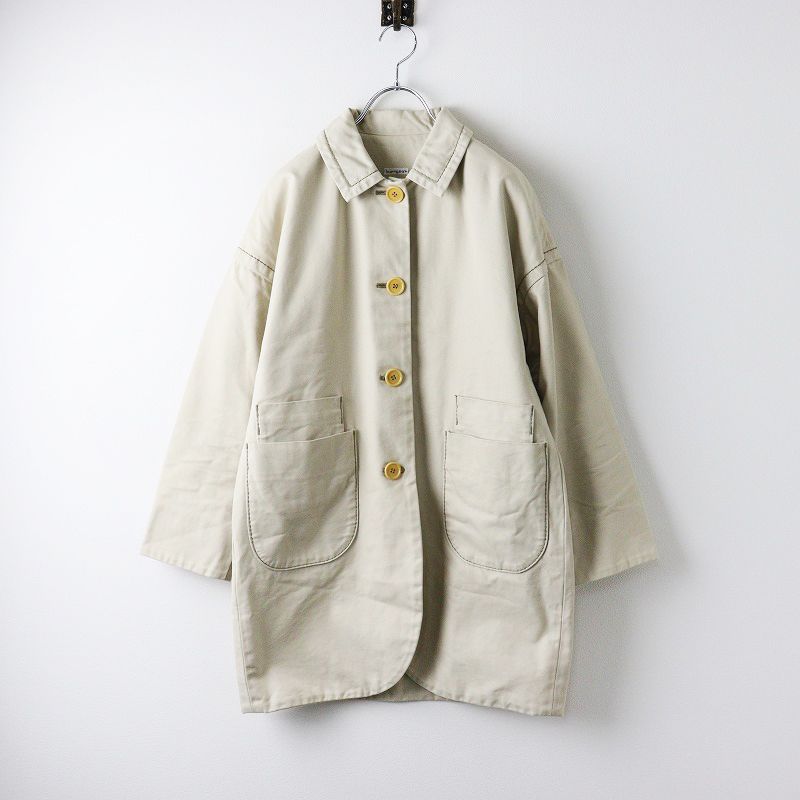 ホームスパン homspun コットン オックス ダブルポケットコート M