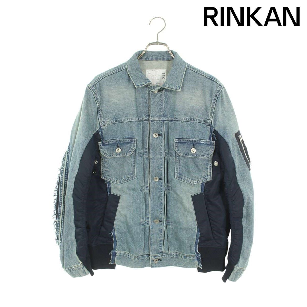 サカイ SCM-022 MA-1ドッキング再構築デニムジャケット メンズ 2 sacai] SCM-022 Denim x MA-1 Jacket – MaW SAPPORO