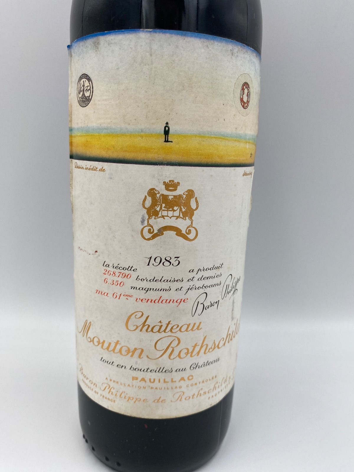 未開栓★シャトームートンロートシルト1983 750ml シャトー ムートン ロートシルト 1983 ロスチャイルド Chateau