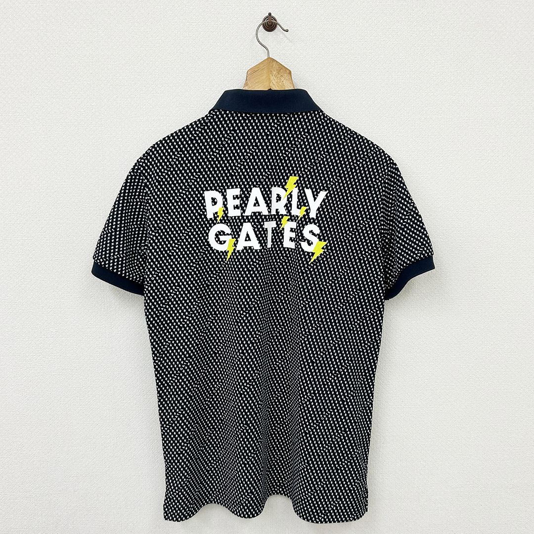 PEARLYGATES パーリーゲイツ 半袖 ポロシャツ サイズ5 ネイビー