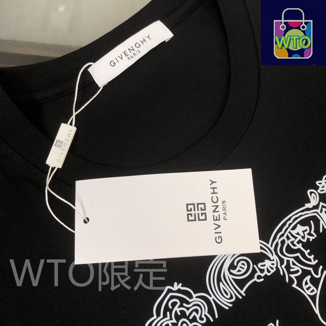 GIVENCHY/ジバンシィ コットンジャージー Tシャツ ロゴプリント GIVENCHY コットンジャージー Tシャツ ロゴプリント入り