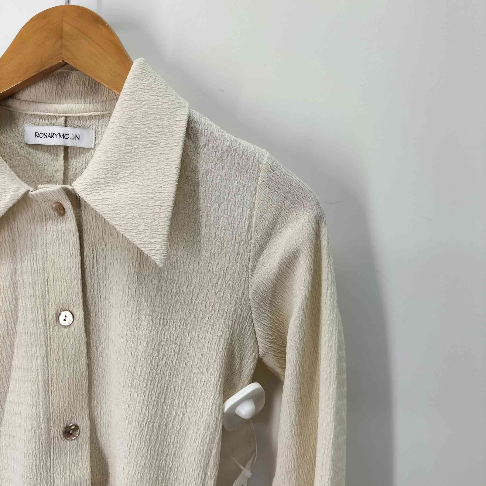 ロザリームーン Rosarymoon Side Slit Jersey Shirt レディース