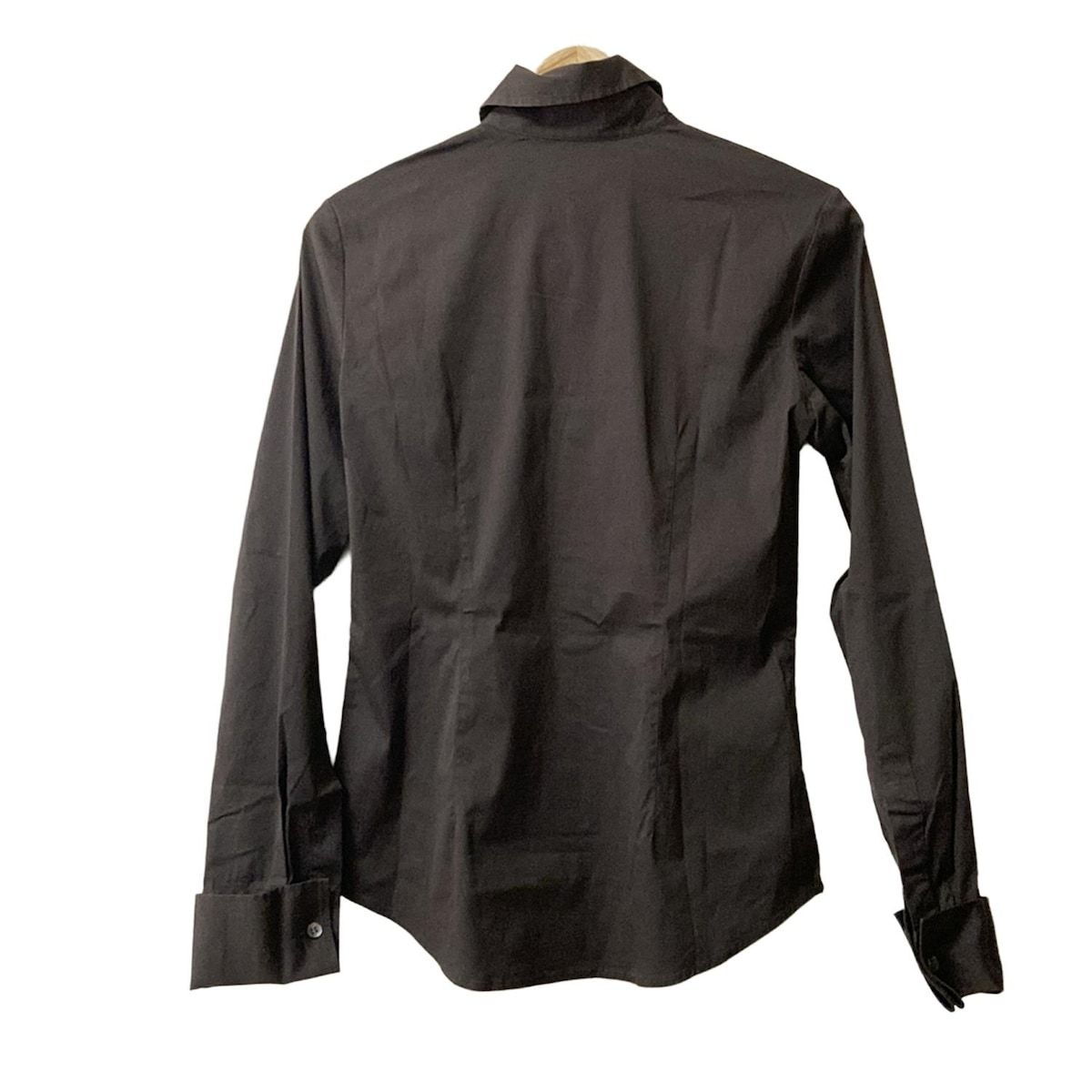 【セオリー】23AW シャツ ブラウス M チャコールグレー 長袖 セオリー】23AW シャツ ブラウス M チャコールグレー 長袖