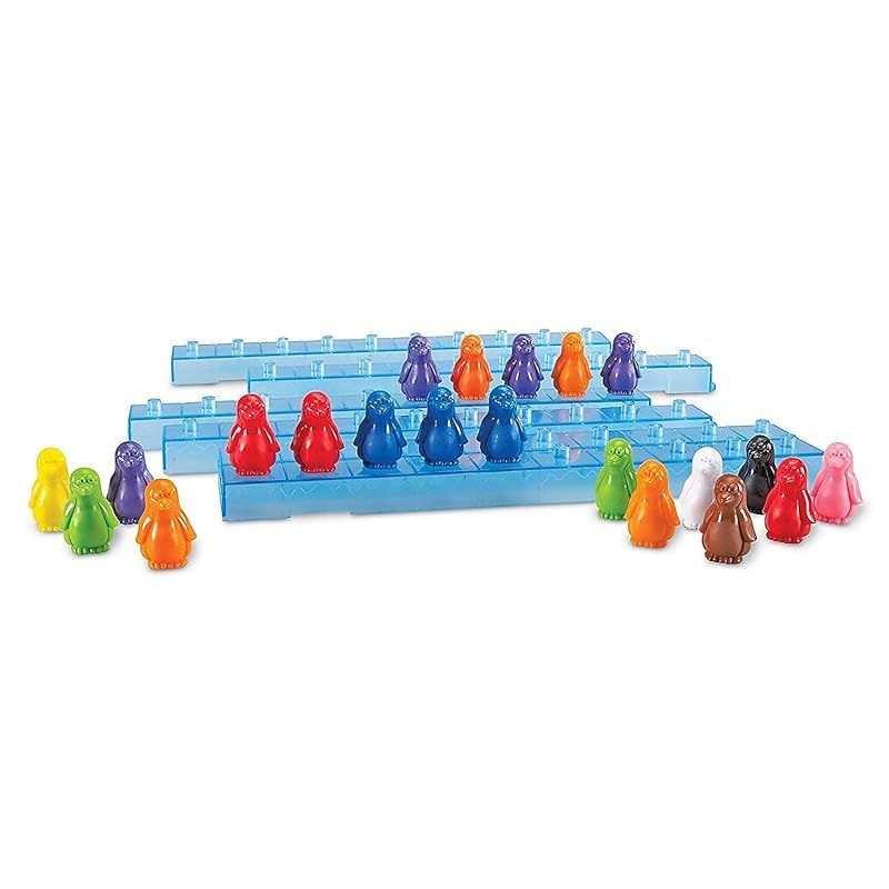 ラーニング リソーシーズ Penguins on Ice TM Math Activity Set 算数ゲーム ペンギンと一緒に計算しよう LER 1