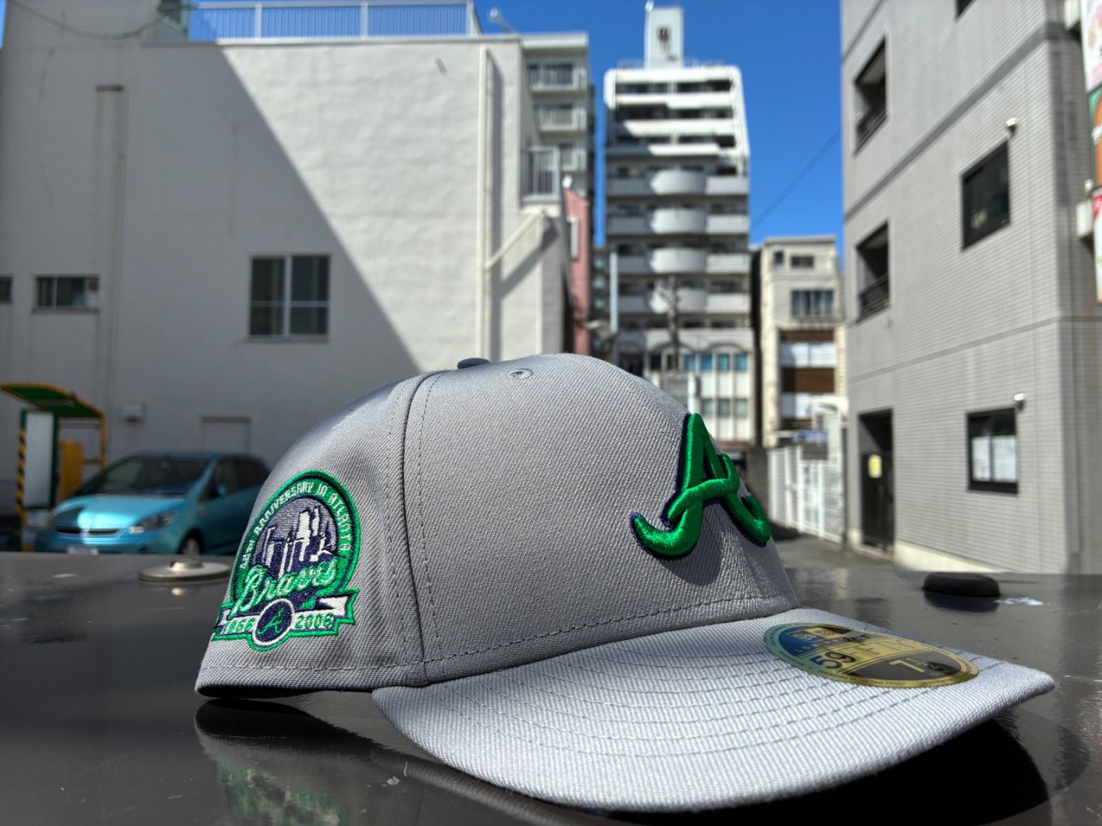 NEW ERA LP 59FIFTY MLB Color Variation アトランタ ブレーブス グレー 7 1|2サイズ ¥6820 ＋ 送料¥550